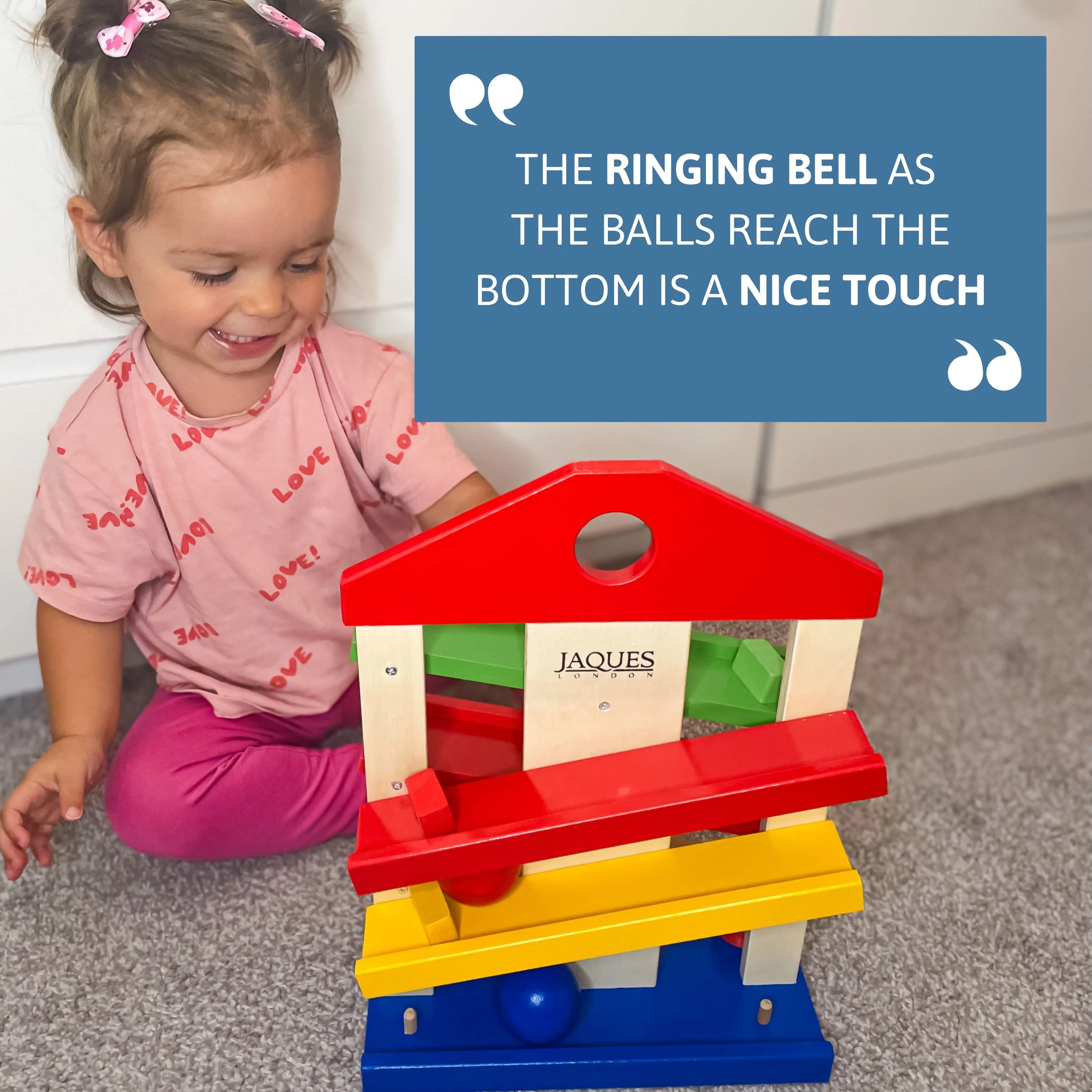 Ball Track - Wooden Ramp Toy - Image 6