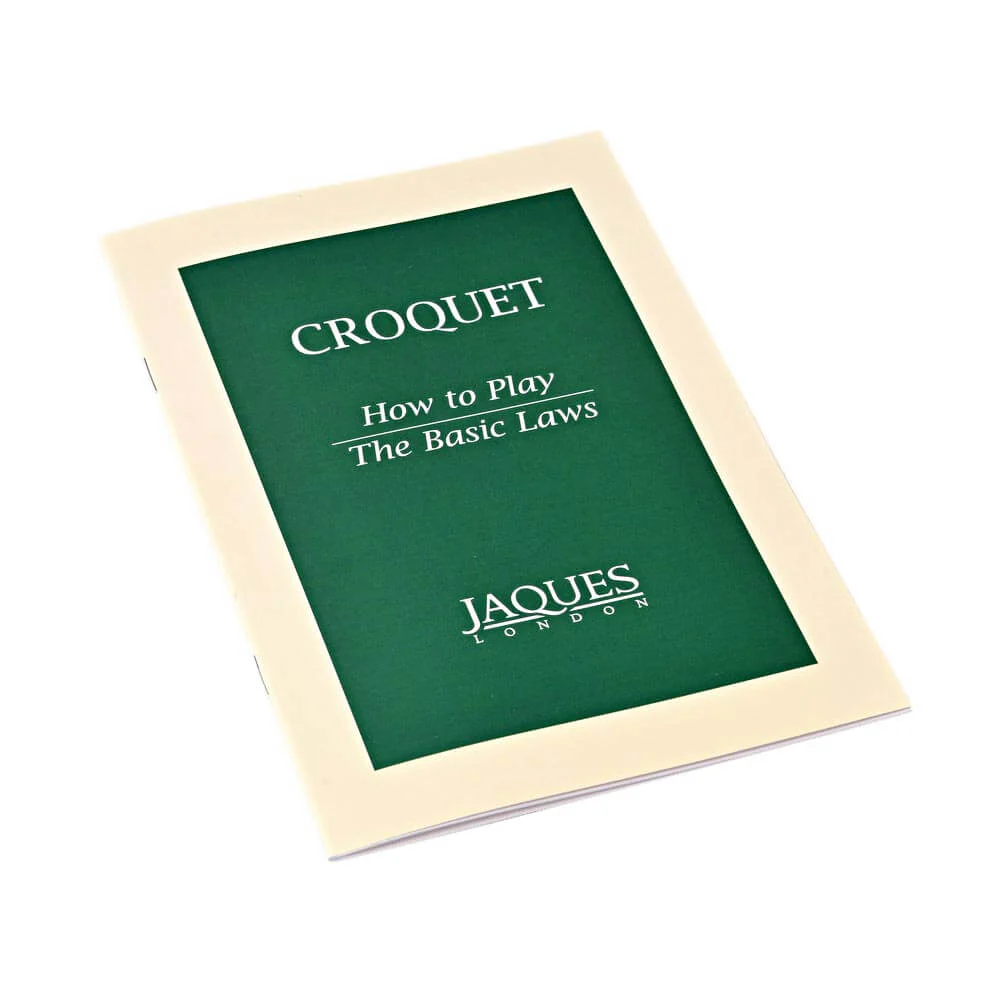 Croquet Rules - Jaques Official Rules book