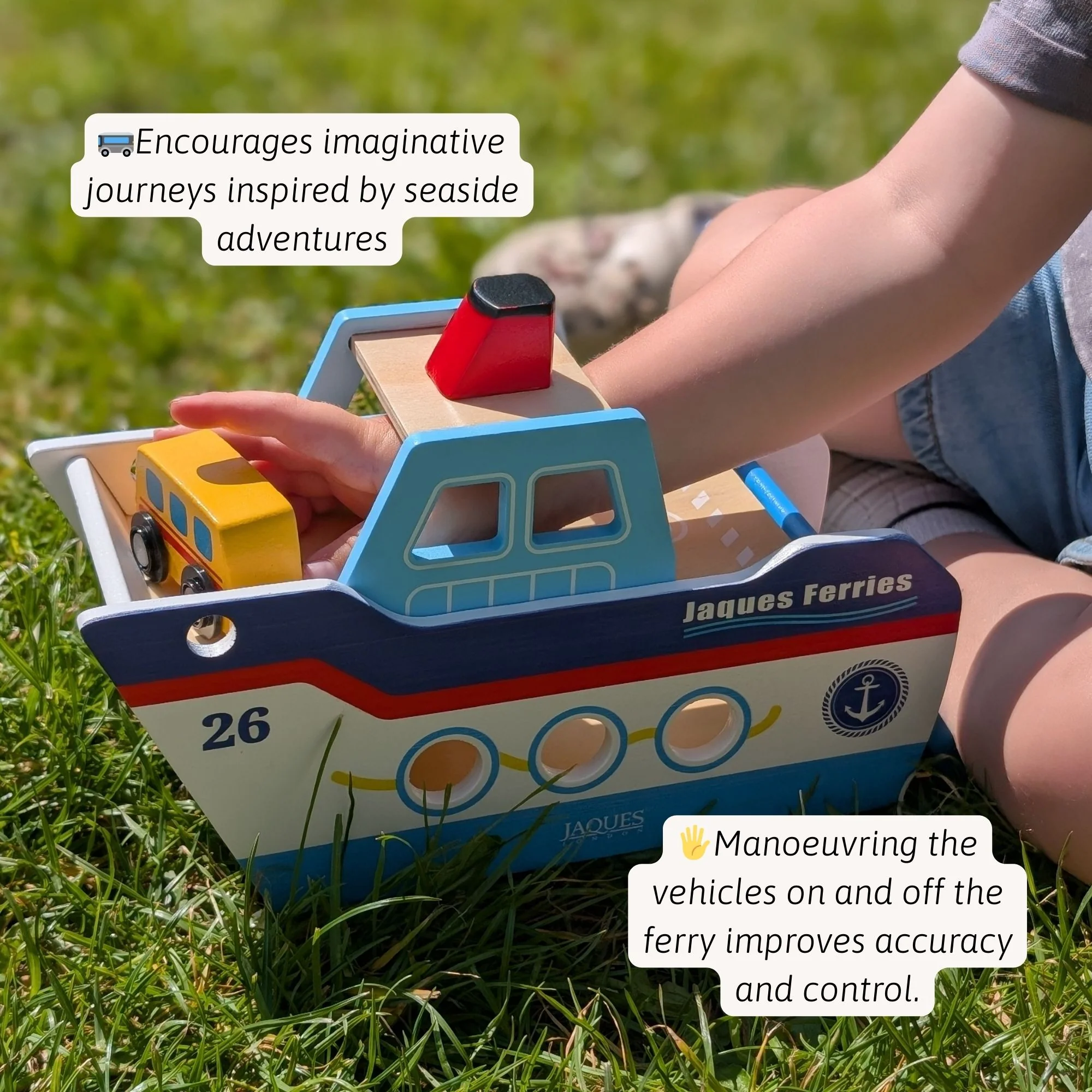 Toy Ferry Boat - Wooden Toy - Image 2
