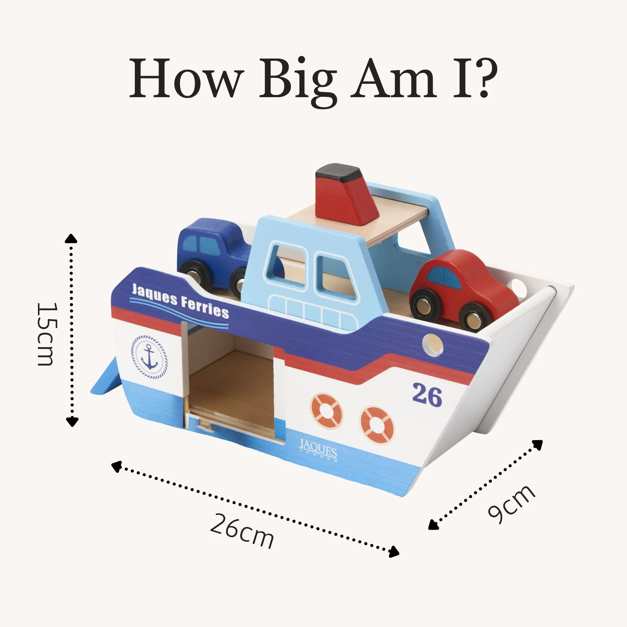 Toy Ferry Boat - Wooden Toy - Image 6