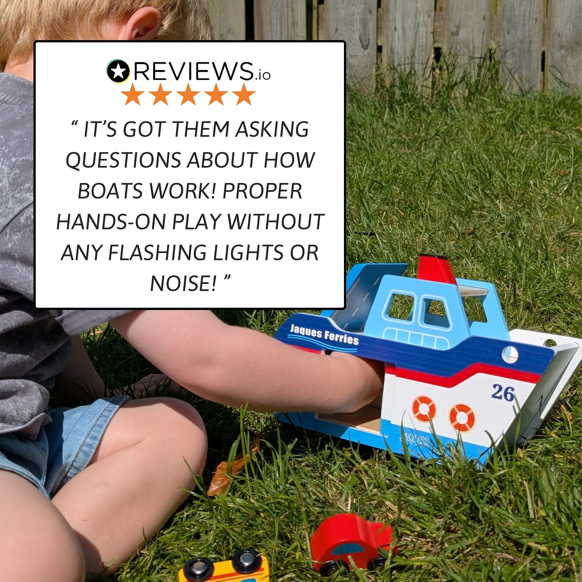 Toy Ferry Boat - Wooden Toy - Image 7