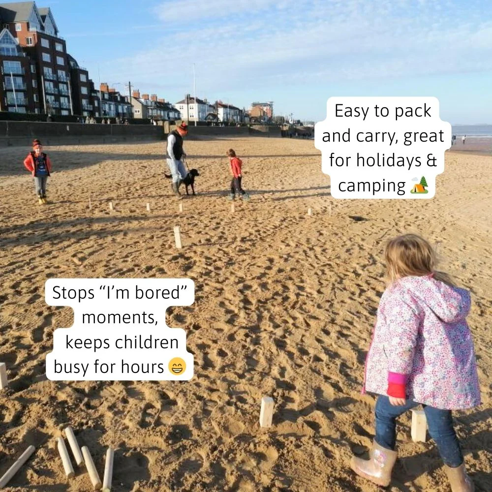 Kubb Game Set - Large Garden Game - Image 2