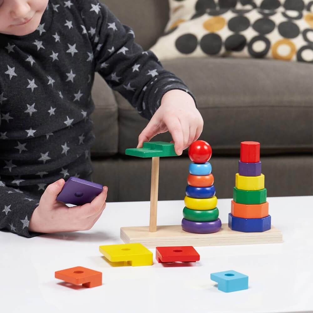 Colour Stacker - Wooden Stacking Toy - Image 4
