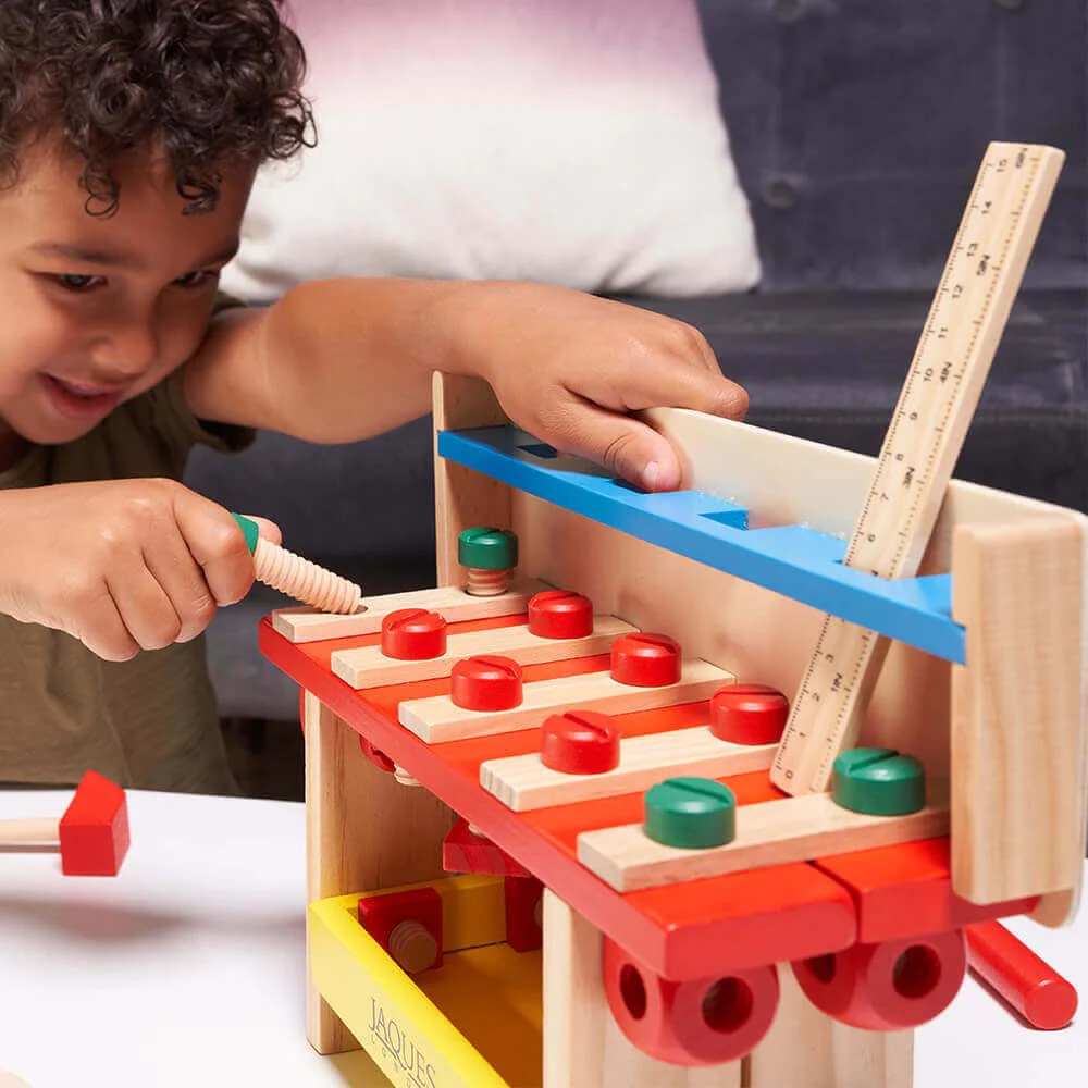 Wooden Tool Bench - Construction Toy - Image 4