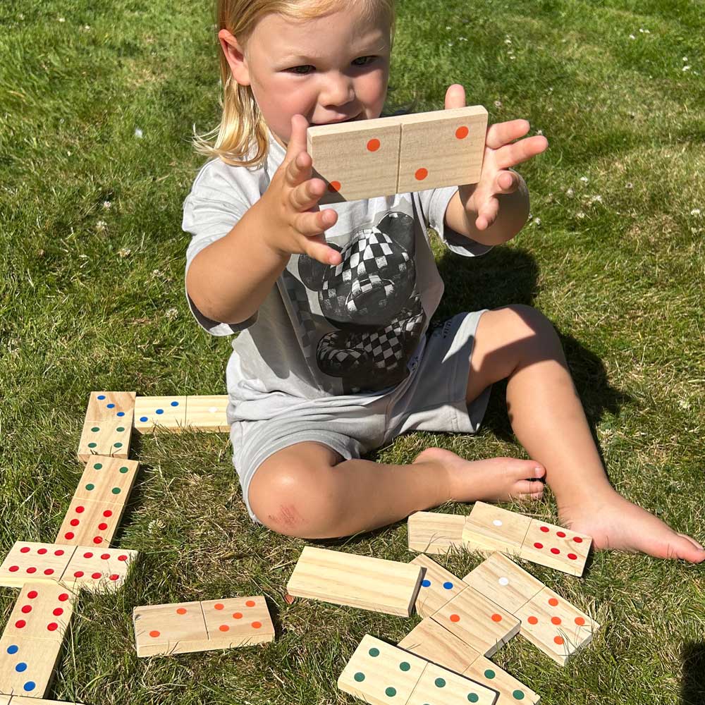 Giant Dominoes - Wooden Dominoes Set - Image 5