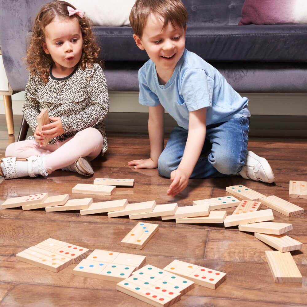 Giant Dominoes - Wooden Dominoes Set - Image 6