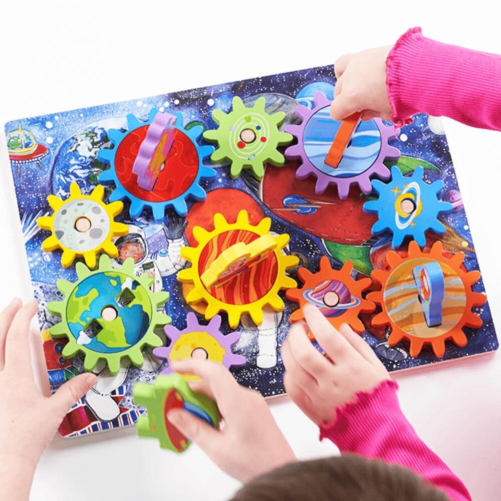 Planet Gear Puzzle - Space Puzzle - Image 2