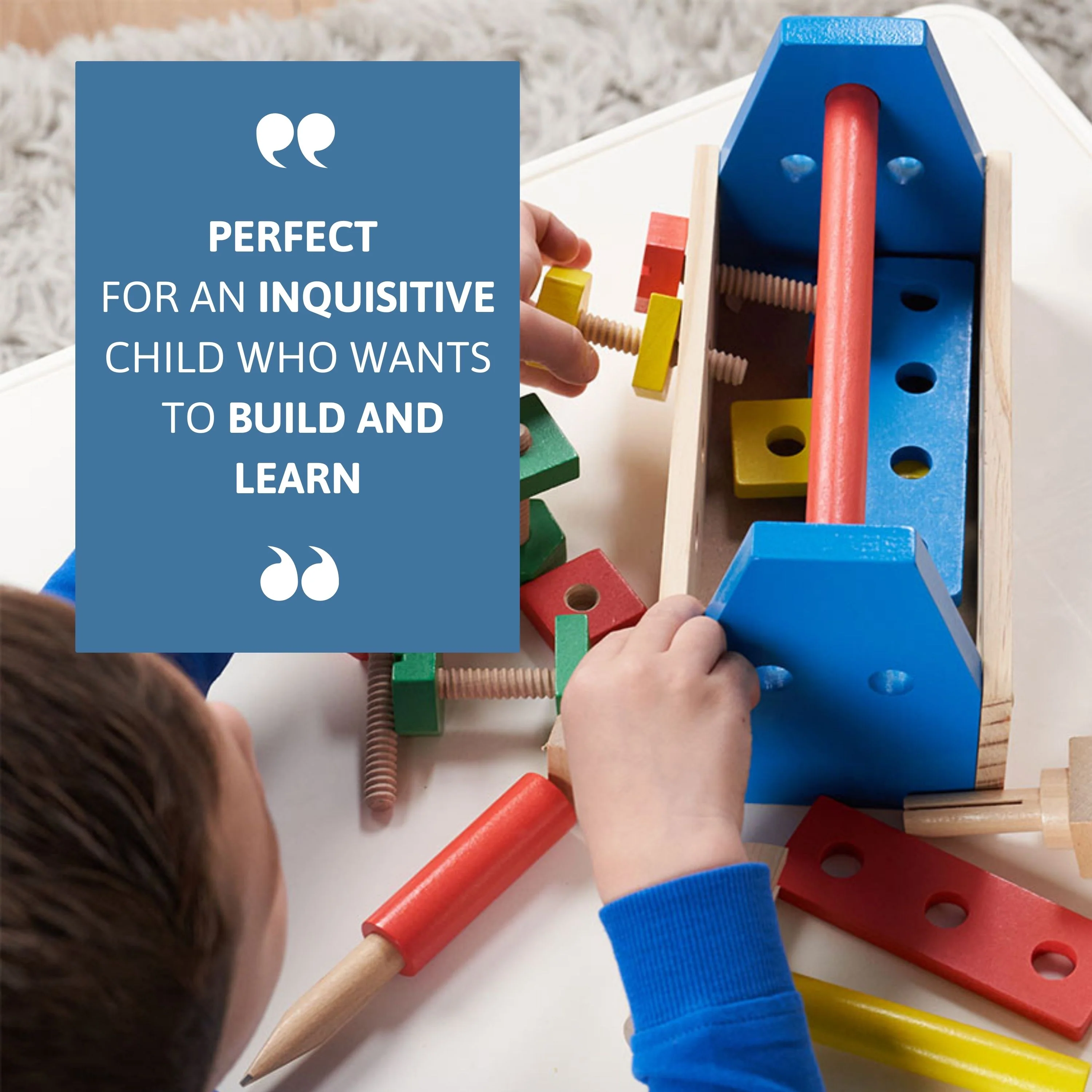 Wooden Tool Kit - Tool Set For Kids - Image 7