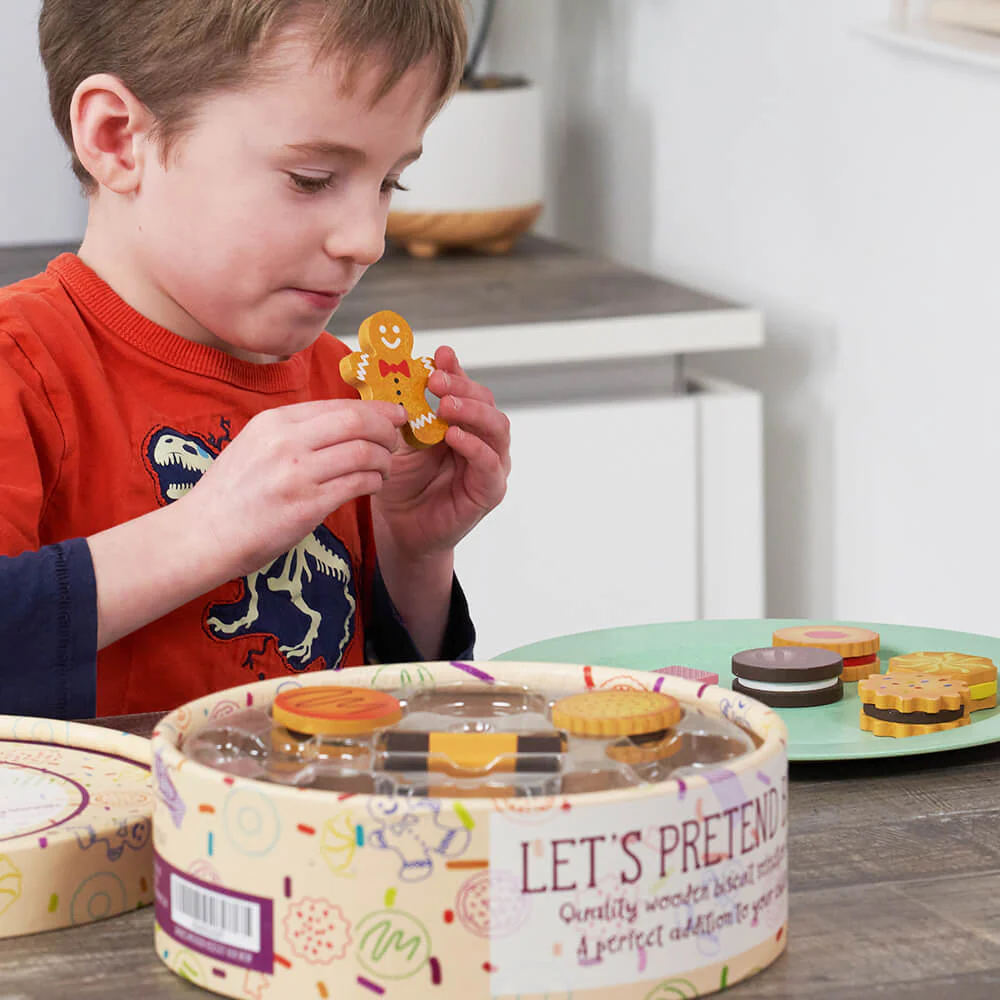 Wooden Biscuits Toy - Play Food - Image 6