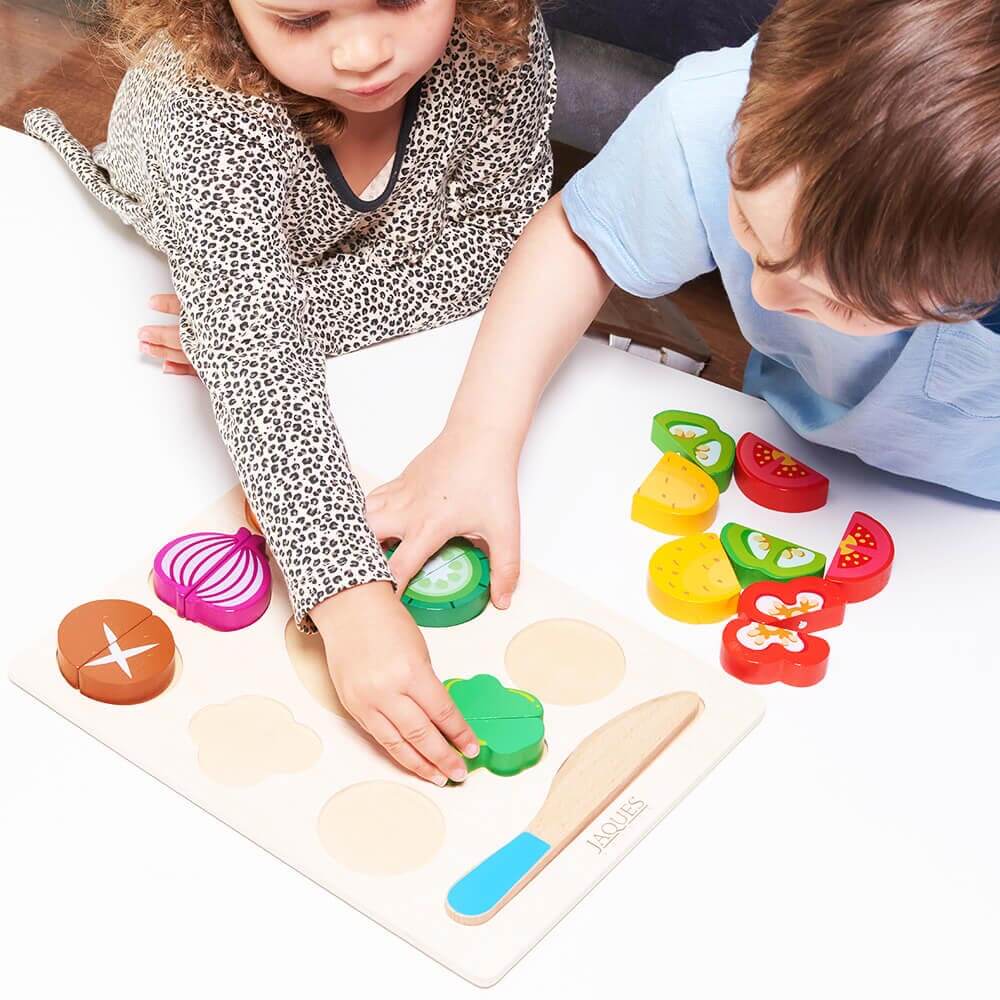 Pretend Vegetable Board - Wooden Play Food - Image 3