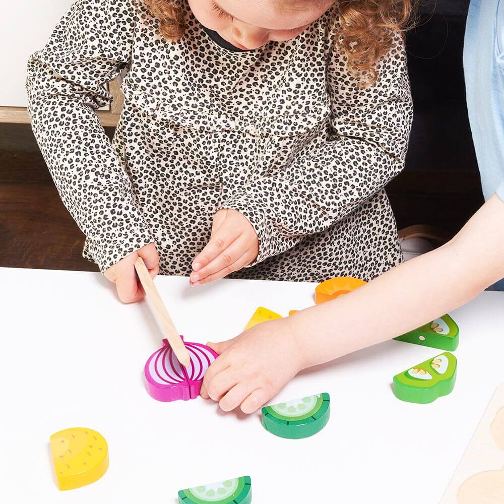 Pretend Vegetable Board - Wooden Play Food - Image 4