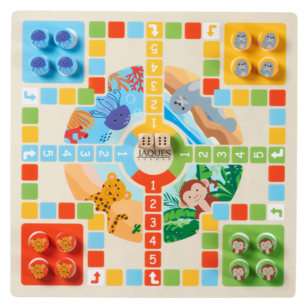Snakes and Ladders with Ludo - Family Board Game - Image 4