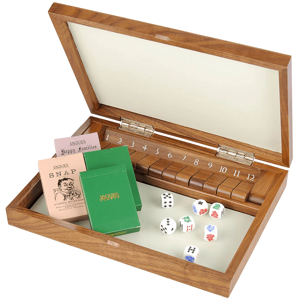 Shut the Box - Grand Black Walnut Shut The Box With Lid Compendium