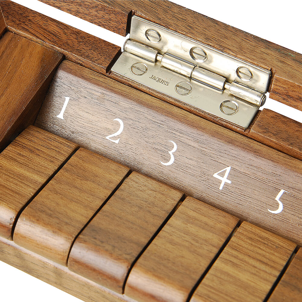 Shut the Box - Grand Black Walnut Shut The Box With Lid Compendium - Image 2