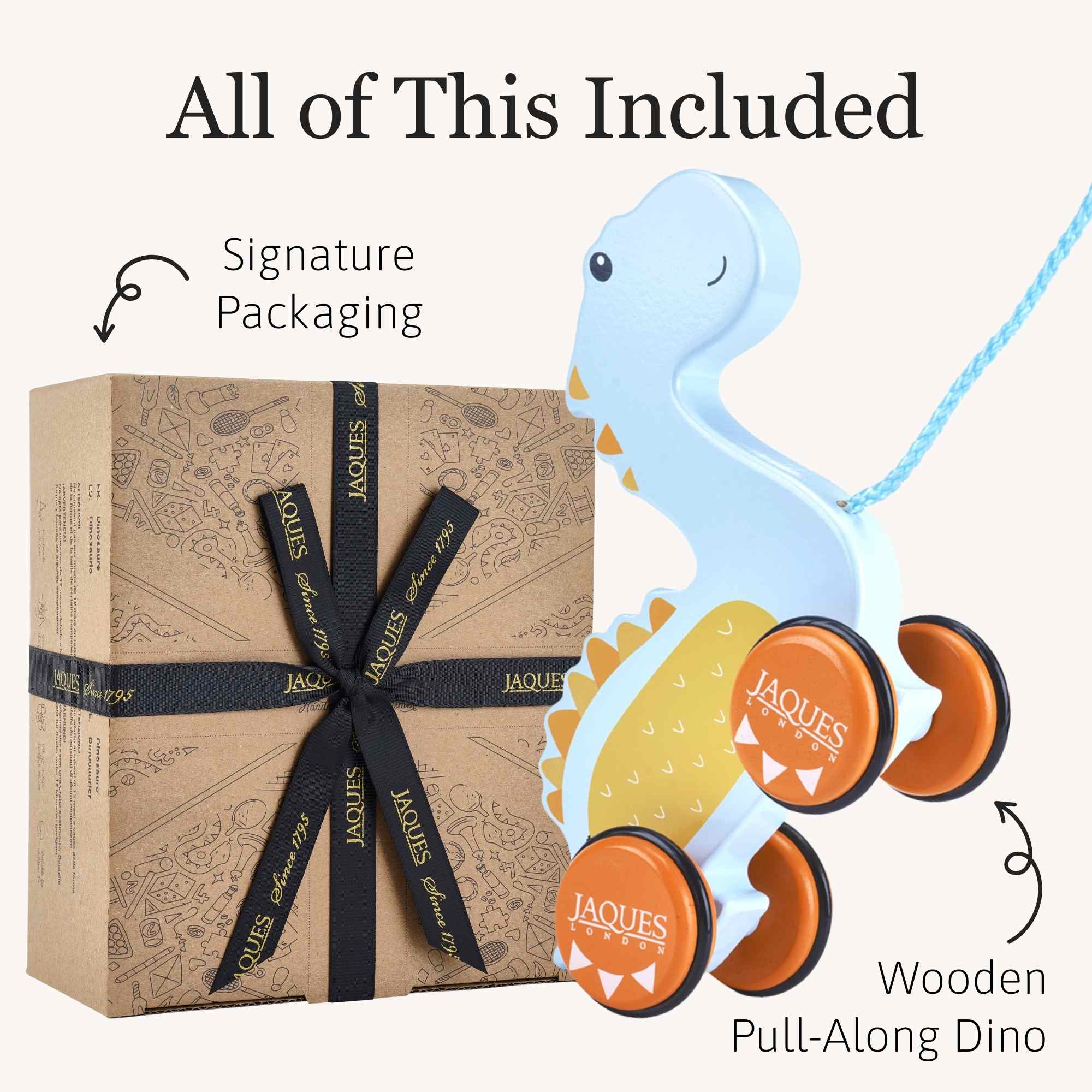 Dylan The Dinosaur Pull Along Toy - Image 5