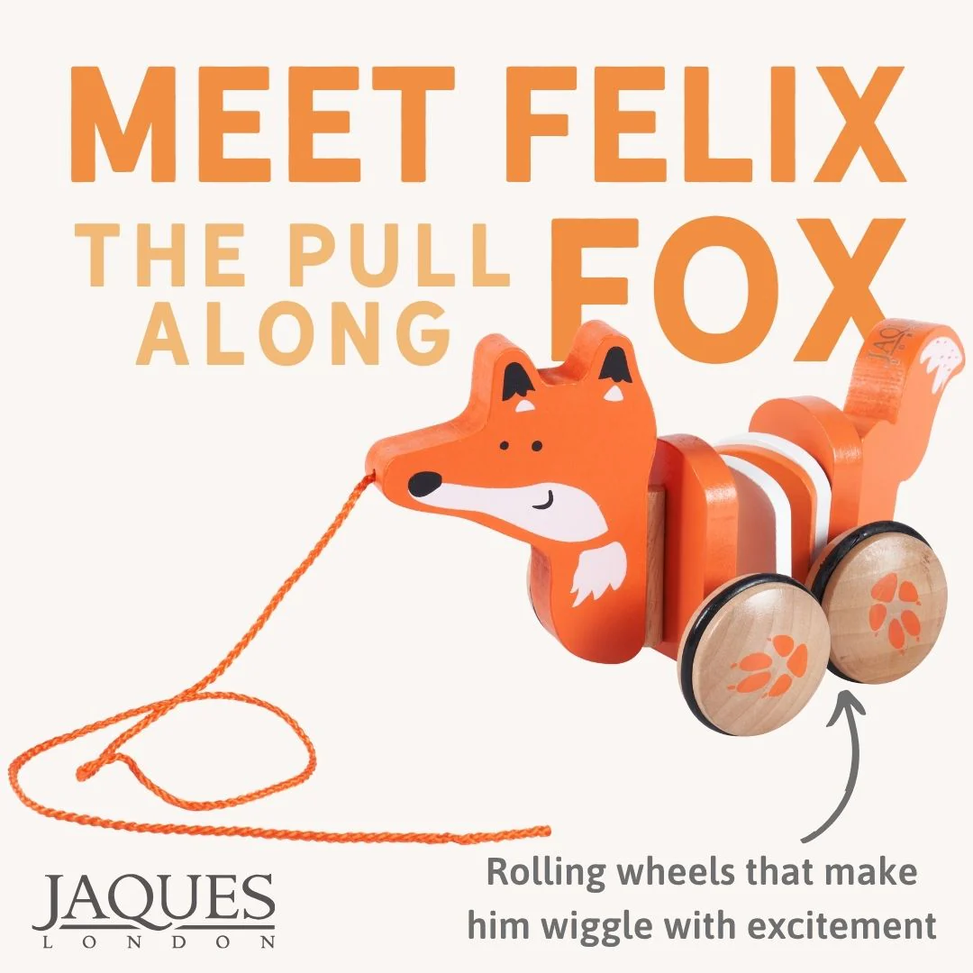 Felix The Fox Pull Along Toy - Image 2