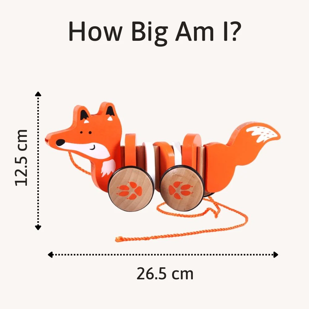 Felix The Fox Pull Along Toy - Image 3