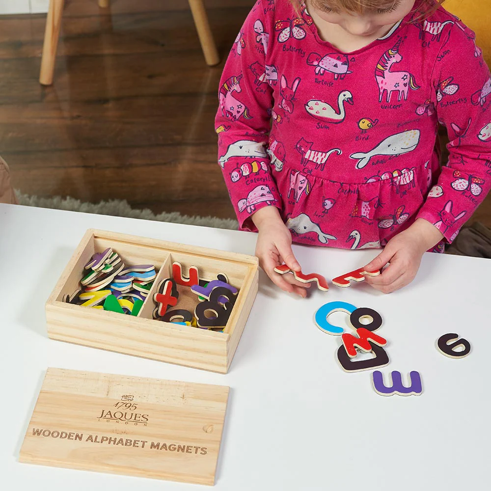 Wooden Alphabet Set - Magnetic Letters - Image 2
