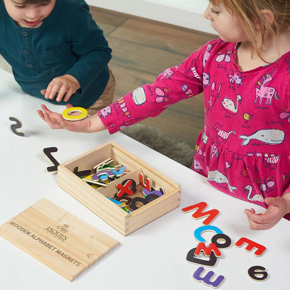 Wooden Alphabet Set - Magnetic Letters - Image 3