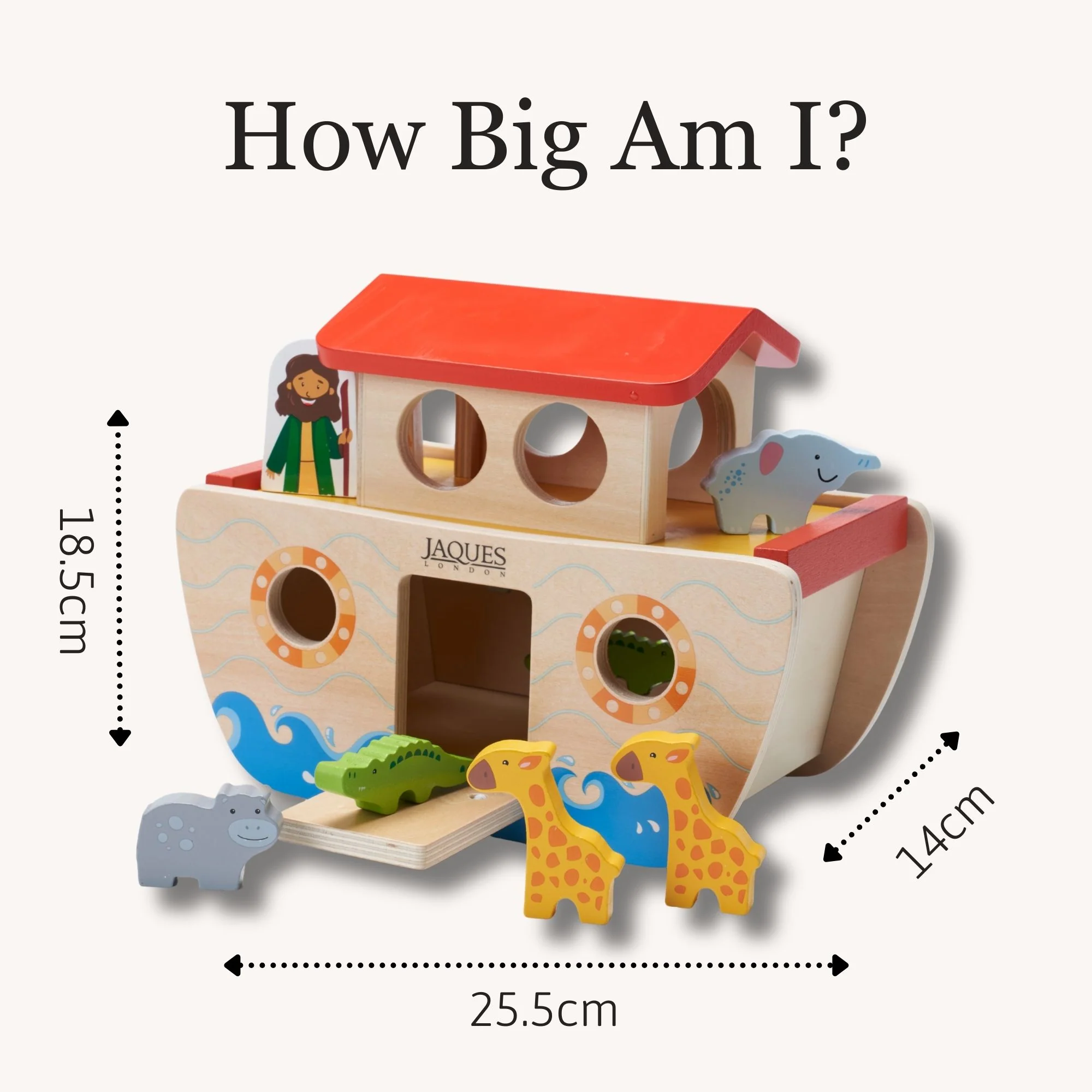 Wooden Noahs Ark - Wooden Animal Toy - Image 6