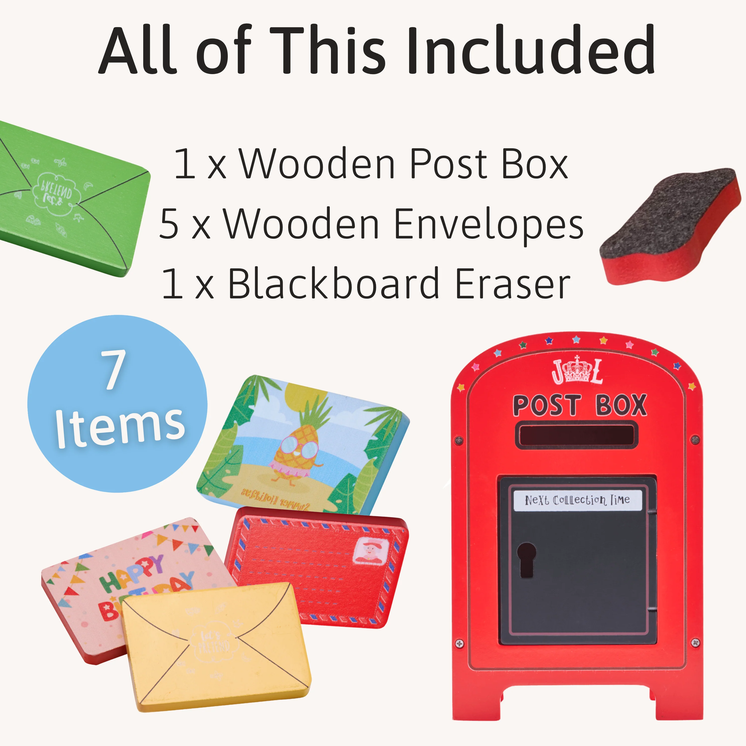 Wooden Post Box - Image 3