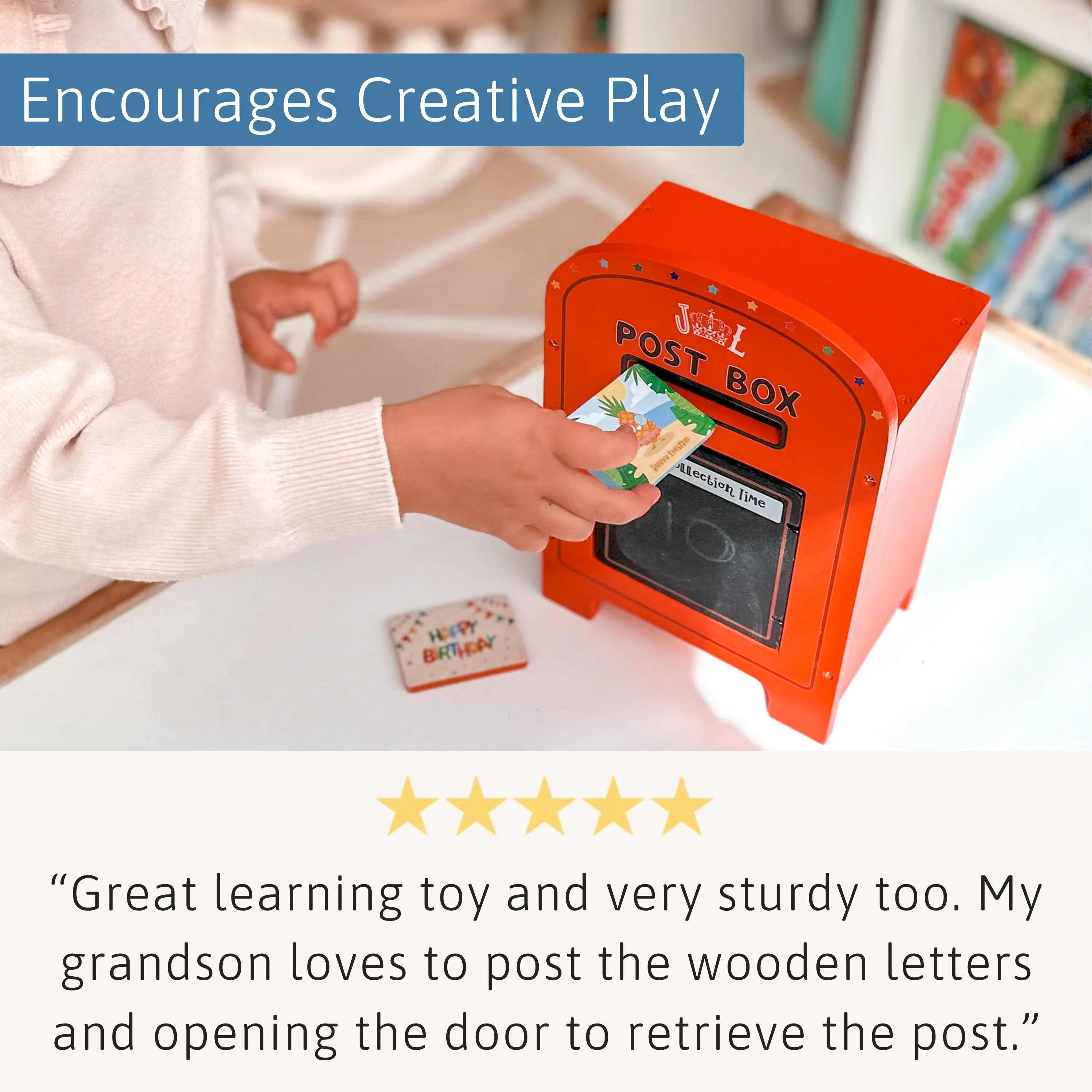 Wooden Post Box - Image 5