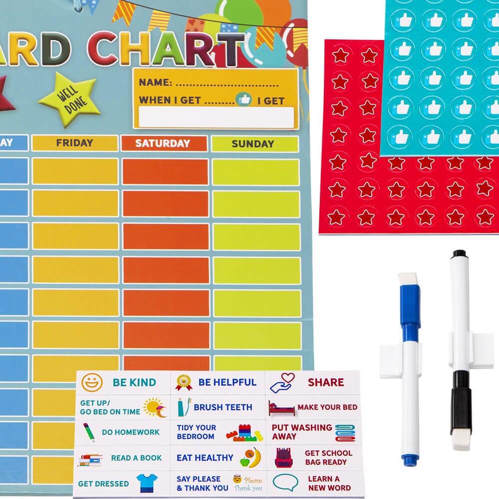 Double Reward Chart - Reward Chart for Kids - Image 2